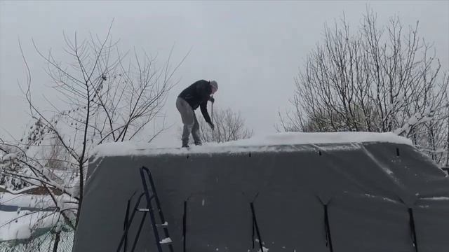 Как мы храним и чистим караван зимой смотреть онлайн