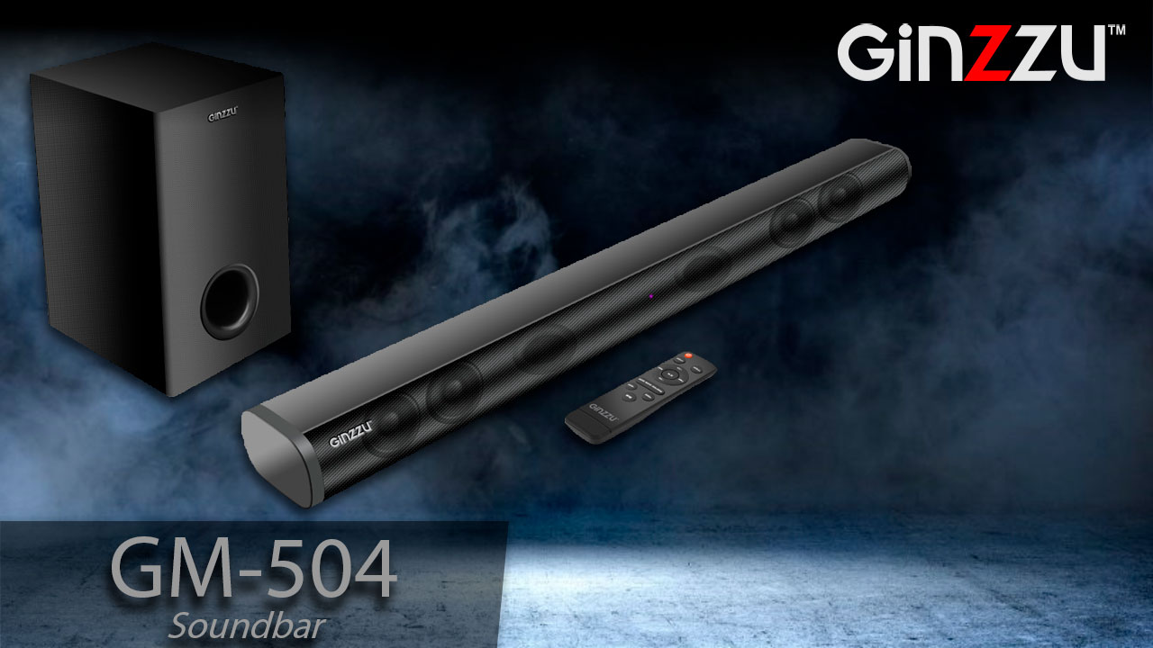 Обзор на Soundbar (саундбар) от GINZZU. Model: GM-504.