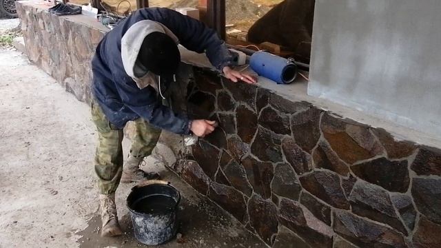 как правильно почистить швы между камнями. смотреть онлайн