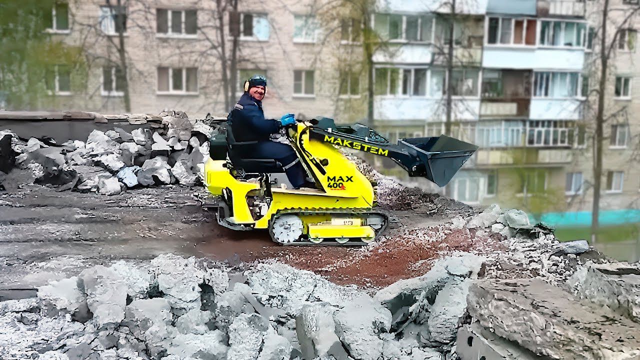 Мини-Погрузчик MAKSTEM MAX400t ❯ Отзыв клиента  #отзыв #минипогрузчик