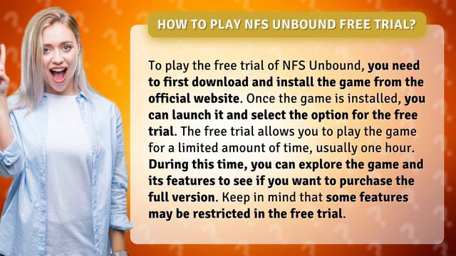 How to play NFS Unbound free trial? смотреть онлайн