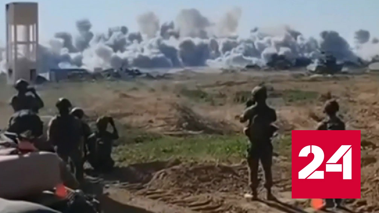 При новом ударе Израиля по сектору Газа погибли 12 человек - Россия 24 смотреть онлайн