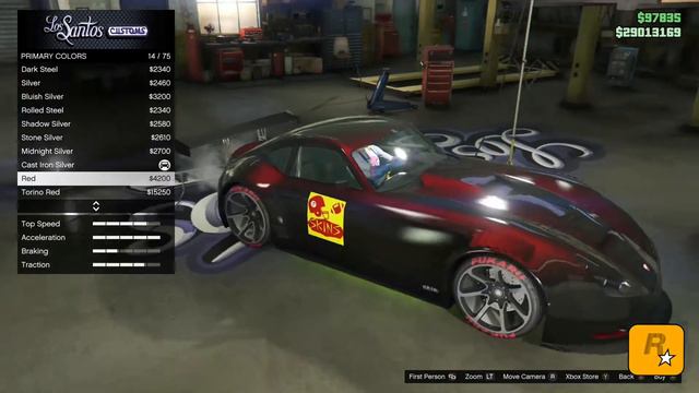 Gta5. Taking the Bravado Verlierer to the PaynSpray and test drive. смотреть онлайн