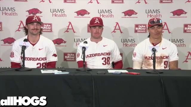 Hogs' Koty Frank, Colin Fisher, Wehiwa Aloy after closing out JMU смотреть онлайн