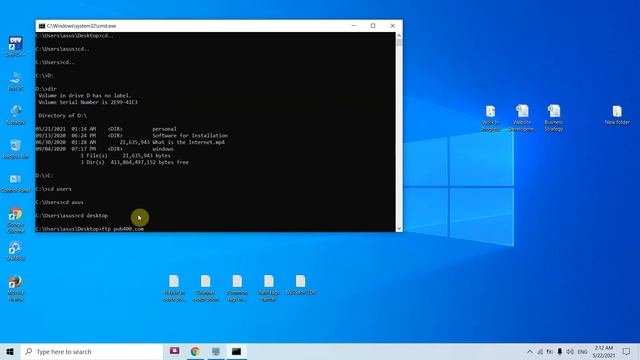 Using FTP on command prompt to Send an IBM i Save File to a PC смотреть онлайн