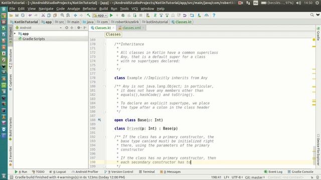 Android Kotlin Tutorial #055 - Classes and Inheritance - Inheritance смотреть онлайн