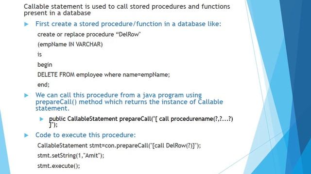 Jdbc 3 JDBC programming examples смотреть онлайн