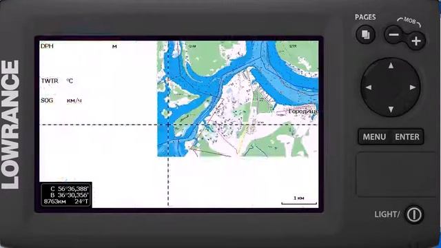 Карта глубин Волги для LOWRANCE SonarHD Тверь - Кимры смотреть онлайн