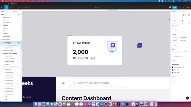 Geeks UI Blog Stat Card UI Design in Figma Tutorial смотреть онлайн