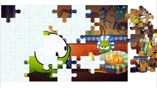 Om Nom?Puzzle Game for Kids?Ancient Egypt Jigsaw Puzzle. Video for Children. Om Nom Smart Game смотреть онлайн