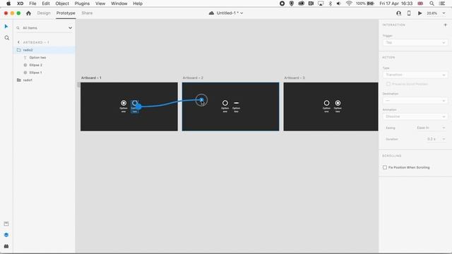 Adobe XD tutorial: animated radio buttons смотреть онлайн