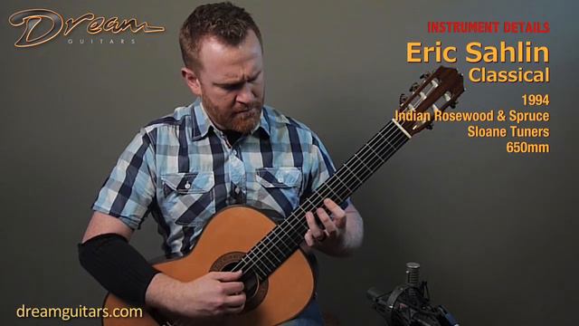 1994 Eric Sahlin Classical, Indian Rosewood & Spruce смотреть онлайн