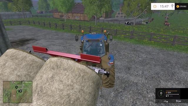 Farming Simulator 15 ЗАГОТОВА КРУГЛЫХ ТЮКОВ смотреть онлайн