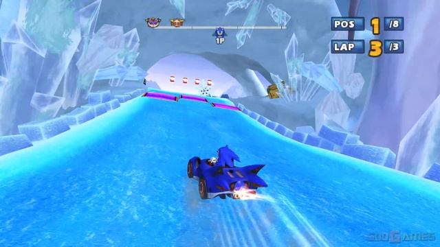 Sonic & Sega All-Stars Racing - Gameplay Wii 4K 2160p (Dolphin 5.0) смотреть онлайн