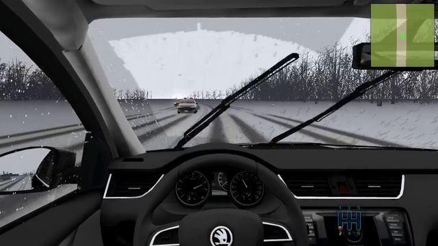 city car driving - Skoda Octavia смотреть онлайн