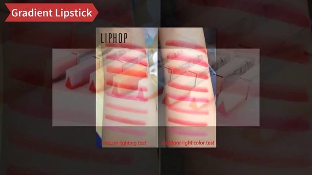 Best Gradient Lipstick | LIPHOP Brand Lip Gloss Makeup Lipsticks смотреть онлайн