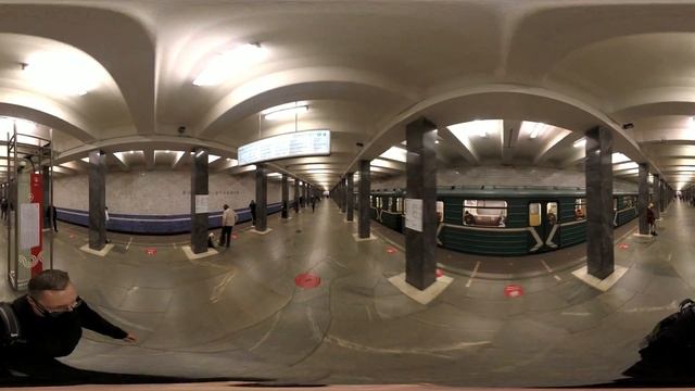 Водный Стадион. Московское Метро. 4К 360 VR Video. Moscow Subway. смотреть онлайн