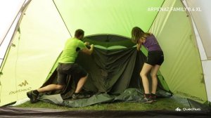 Палатки Семейные ARPENAZ FAMILY 8.4XL. (Преимущества и установка большой палатки Quechua) | Декатло