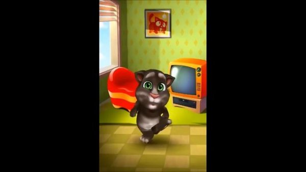 Говорящий кот Том танцует лезгинку. Talking cat Tom dancing lezginka