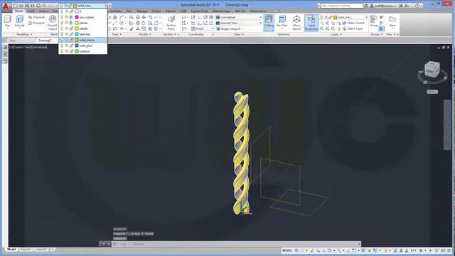 Userwish - Drillbit - Bohreinsatz - Autocad 2017 Training - Part Design смотреть онлайн