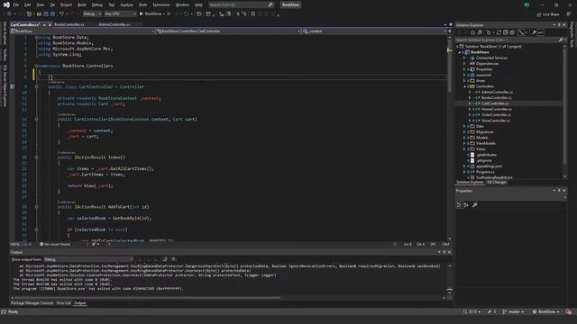 #10 BookStore Webbshop | Limit acces and hide menu items | ASP.NET Core MVC Project смотреть онлайн