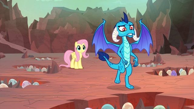 Fluttershy Tries to Help Ember with the Dragon Eggs - MLP: Friendship Is Magic [Season 9] смотреть онлайн