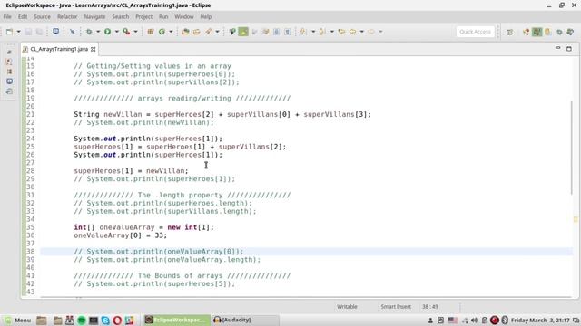 Coding Launchpad - Arrays in Java [part 1/2] (basics) смотреть онлайн