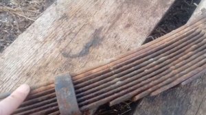 Начало оживления новогодней покупки.Ремонт рессор уаз 452 3309. Что было при разборе.