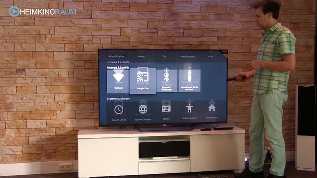 Test Fernseher Sony X8505C Android TV Modell 2015 смотреть онлайн