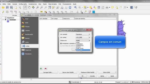 Concatenando Dados do EXCEL no QGIS смотреть онлайн