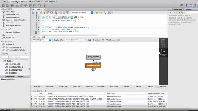 Activity 3 Part 4 - mySQL index testing смотреть онлайн