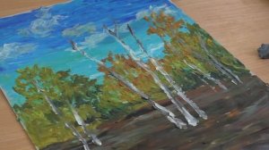 Мастер-класс «Осенний пейзаж в технике пластилиновая живопись»