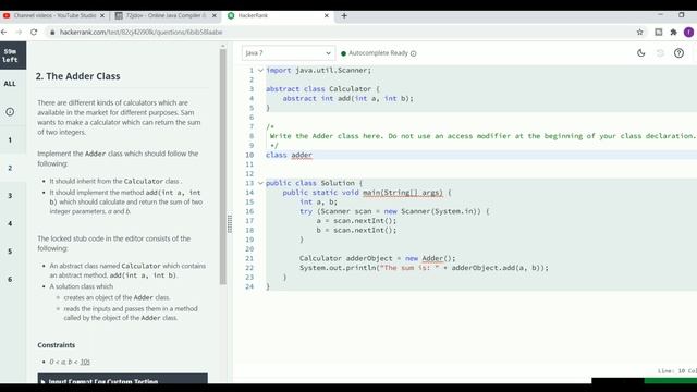 Java free certification course from HackerRank with SOLUTIONS | HackerRank java basic solutions смотреть онлайн
