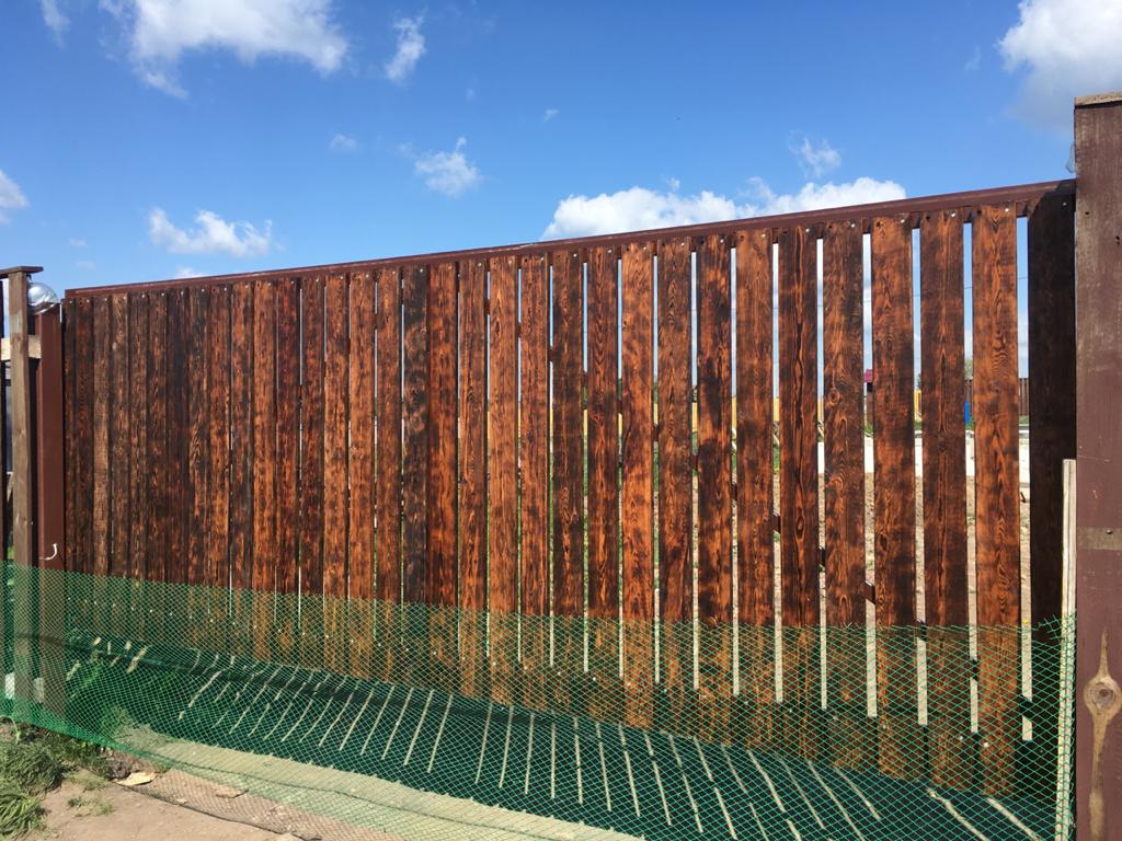 Деревянный забор своими руками. Экономим на стройке.