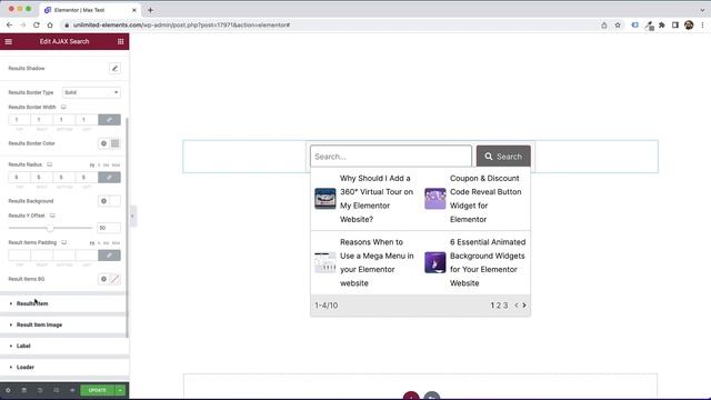 AJAX Search Widget for Elementor смотреть онлайн