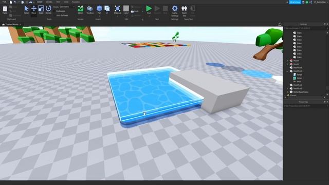 How to Make Animated Cartoon Water! (Roblox) смотреть онлайн