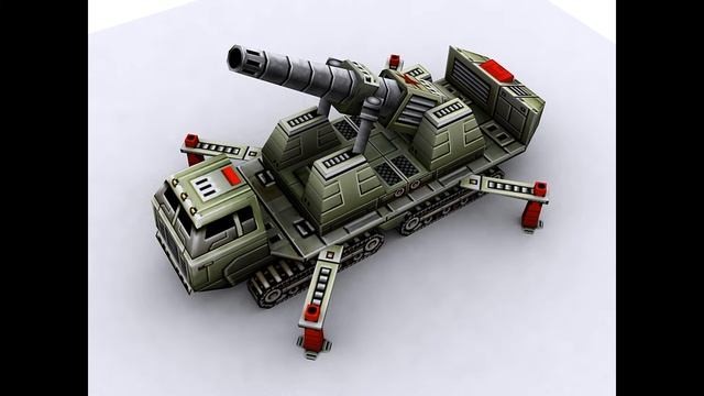 Command And Conquer - Generals Zero Hour. Самоходная ядерная пушка. Все реплики
