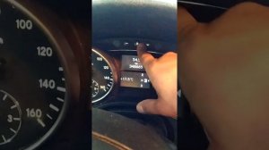 Меню на приборной панели w164