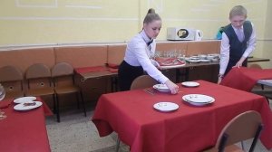 конкурс официантов сервировка стола