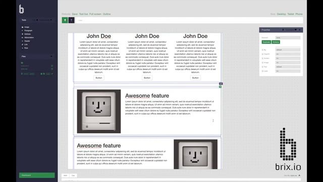 Brix.io - Interface Builder for Twitter Bootstrap смотреть онлайн