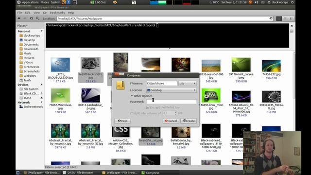 How To Create and Extract Zip Files in Ubuntu смотреть онлайн