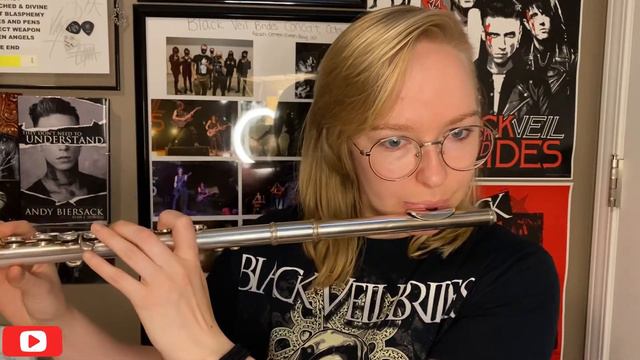 When They Call My Name by Black Veil Brides (FLUTE COVER) смотреть онлайн