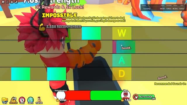 БОСС КРАКЕН И ПОЛУЧИЛ САМОГО СИЛЬНОГО ГОЛИАФ ПЕТА В ОБНОВЛНЕНИИ ARM WRESTLE SIMULATOR ROBLOX смотреть онлайн