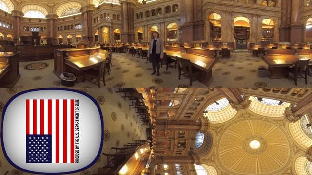 Library of Congress Tour in 360 смотреть онлайн