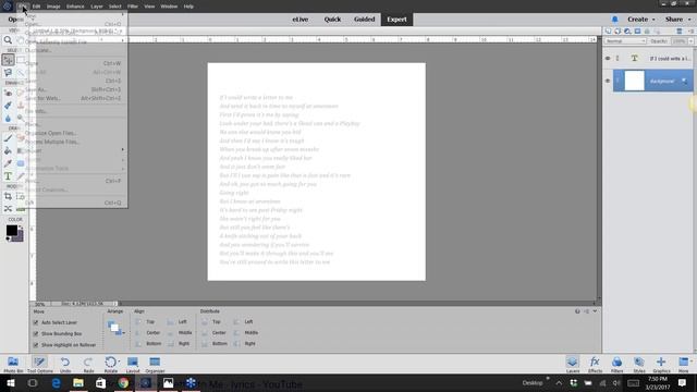 How to Create Background Text in Photoshop Elements 2020 смотреть онлайн