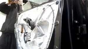Как снять извлечь заменить стекло задней двери HONDA CRV (2008) demontaz zamiana szyby drzwi tyl!!!