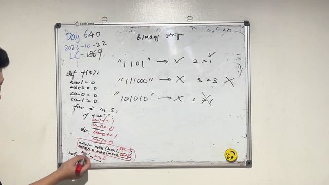 Day 640 - Teaching Kids Programming - Longer Contiguous Segments of Ones than Zeros (3 Algorithms) смотреть онлайн