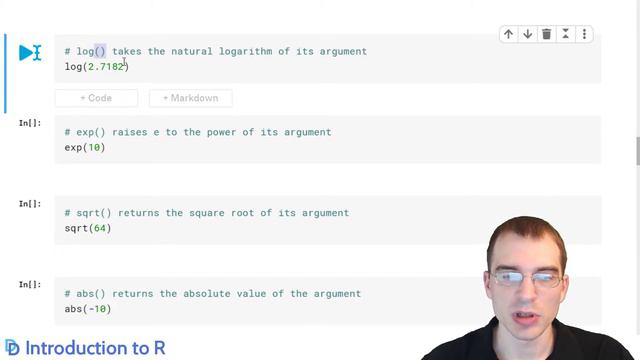 Introduction to R: R Arithmetic смотреть онлайн
