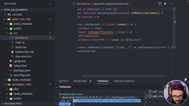 Create a library using Vite lib mode смотреть онлайн