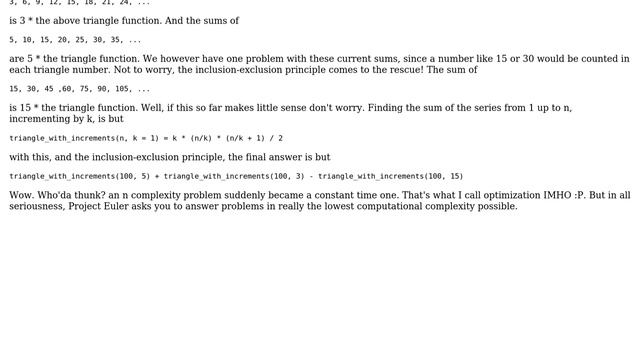Code Review: Project Euler problem 1 in Python - Multiples of 3 and 5 (9 Solutions!!) смотреть онлайн